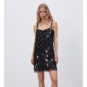 Brand new! Zara Black sequin dress! 👗🥰🎉🎉🎉